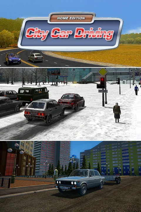 Постер игры City Car Driving